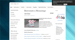 Desktop Screenshot of comunemezzanego.it